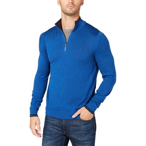 Michael Kors Men's Quarter Zip Sweaters 